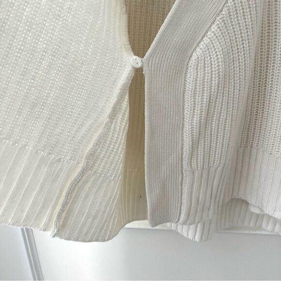 Rails Nora Longline Wrap Wool Cashmere Cardigan With Belt, Cream Size Large NWT - Picture 6 of 10